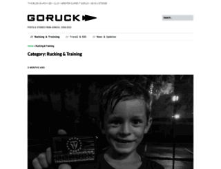 training.goruck.com screenshot