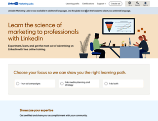 training.marketing.linkedin.com screenshot