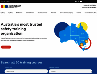 trainingaid.edu.au screenshot