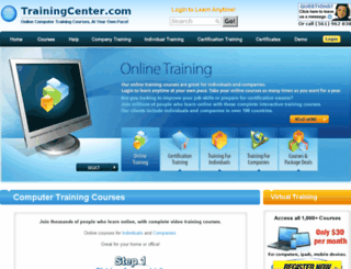 trainingcenter.com screenshot