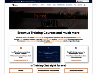 trainingclub.eu screenshot