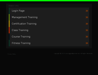 trainingguideonline.com screenshot