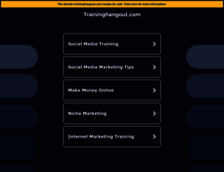 traininghangout.com screenshot