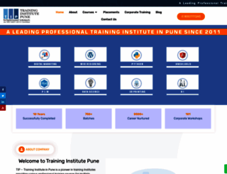 traininginstitutepune.in screenshot