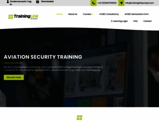 traininglinkeurope.com screenshot