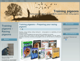 trainingpigeons.org screenshot
