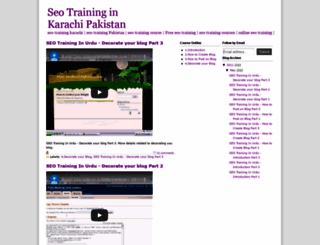 trainingseokarachi.blogspot.com screenshot