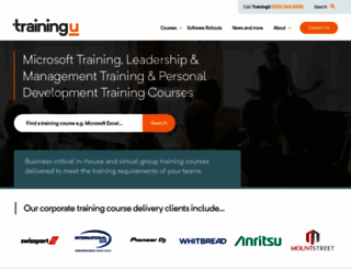 trainingu.co.uk screenshot