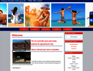 trainorfamilychiropractic.com screenshot