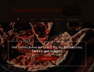 trainstationpizza.com screenshot