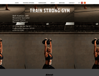 trainstronggym.com screenshot