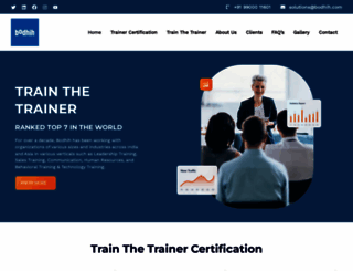 trainthetrainercertification.in screenshot