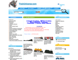 trainuniverse.com screenshot