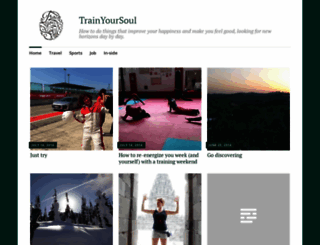 trainyoursoul.wordpress.com screenshot
