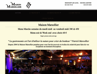 traiteur-marsollier.com screenshot