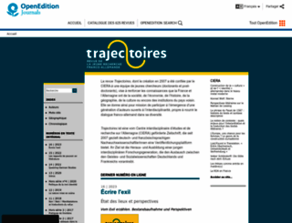 trajectoires.revues.org screenshot