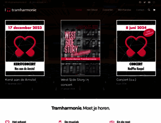 tramharmonie.nl screenshot