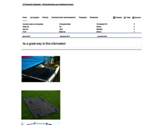trampoline-catamaran.com screenshot