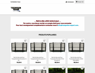 trampoline-expert.com screenshot