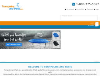 trampolineandparts.com screenshot