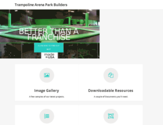 trampolinearenaparkbuilders.com screenshot