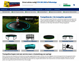 trampolines.be screenshot