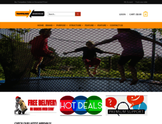 trampolineswarehouse.com screenshot