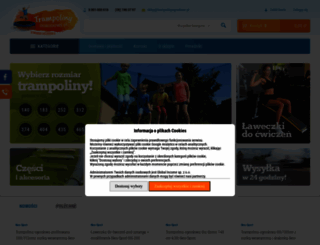 trampolinyogrodowe.pl screenshot