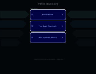 trance-music.org screenshot
