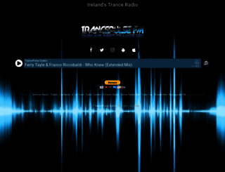 trancepulsefm.com screenshot
