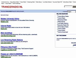 tranceradio.nl screenshot