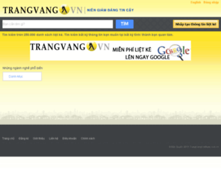trangvang.com.vn screenshot