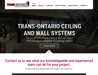 trans-ontario.ca screenshot