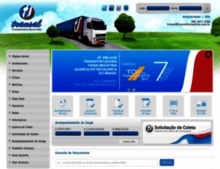 transaltransportes.com.br screenshot