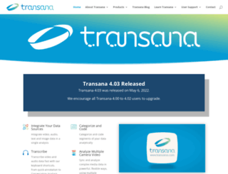 transana.org screenshot