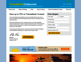 transatlanticcruises.com screenshot