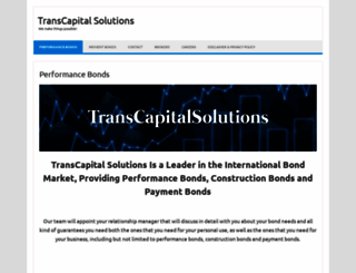 transcapitalsolutions.com screenshot