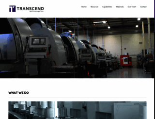 transcendtechnologyinc.com screenshot