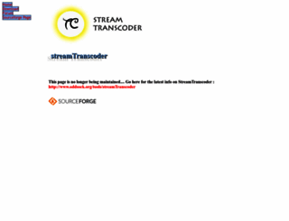 transcoder.sourceforge.net screenshot