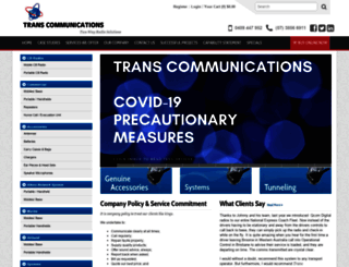 transcommunications.com.au screenshot