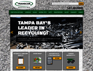 transcorrecycling.com screenshot