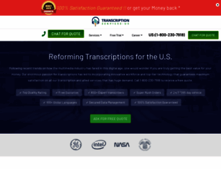 transcription-services-us.com screenshot