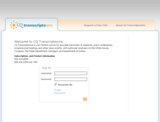 transcriptswire.cq.com screenshot