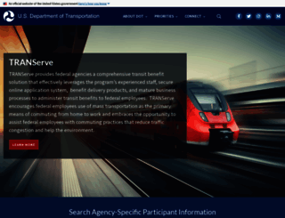 transerve.dot.gov screenshot