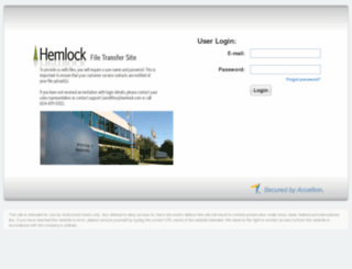 transfer.hemlock.com screenshot