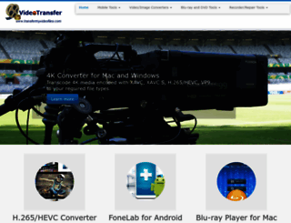transfermyvideofiles.com screenshot