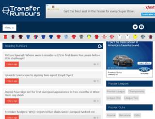 transferrumours.co.uk screenshot