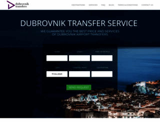 transfersdubrovnik.com screenshot