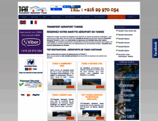 transfert-aeroport-tunis.com screenshot