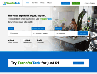 transfertask.com screenshot